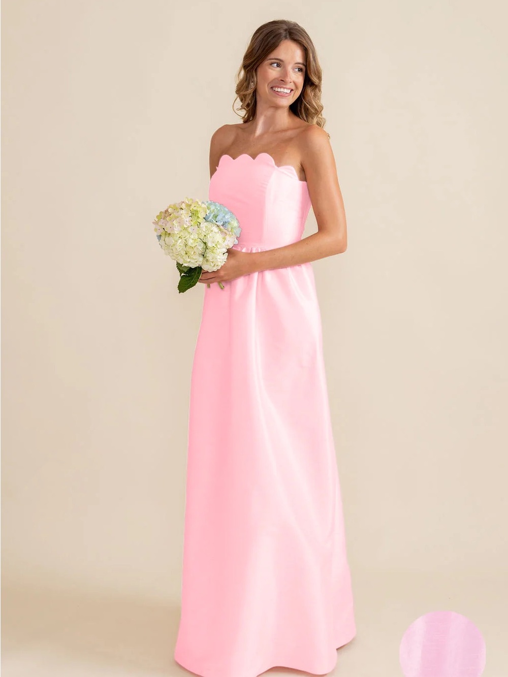 Lula Kate Hayes Bodice with Brunch Skirt in Shantung